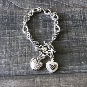 Premier Designs Two Hearts Bracelet